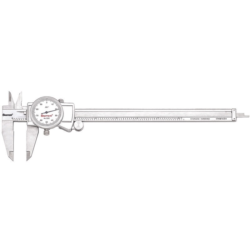 Starrett - Dial Caliper 0-8 .001 Graduation