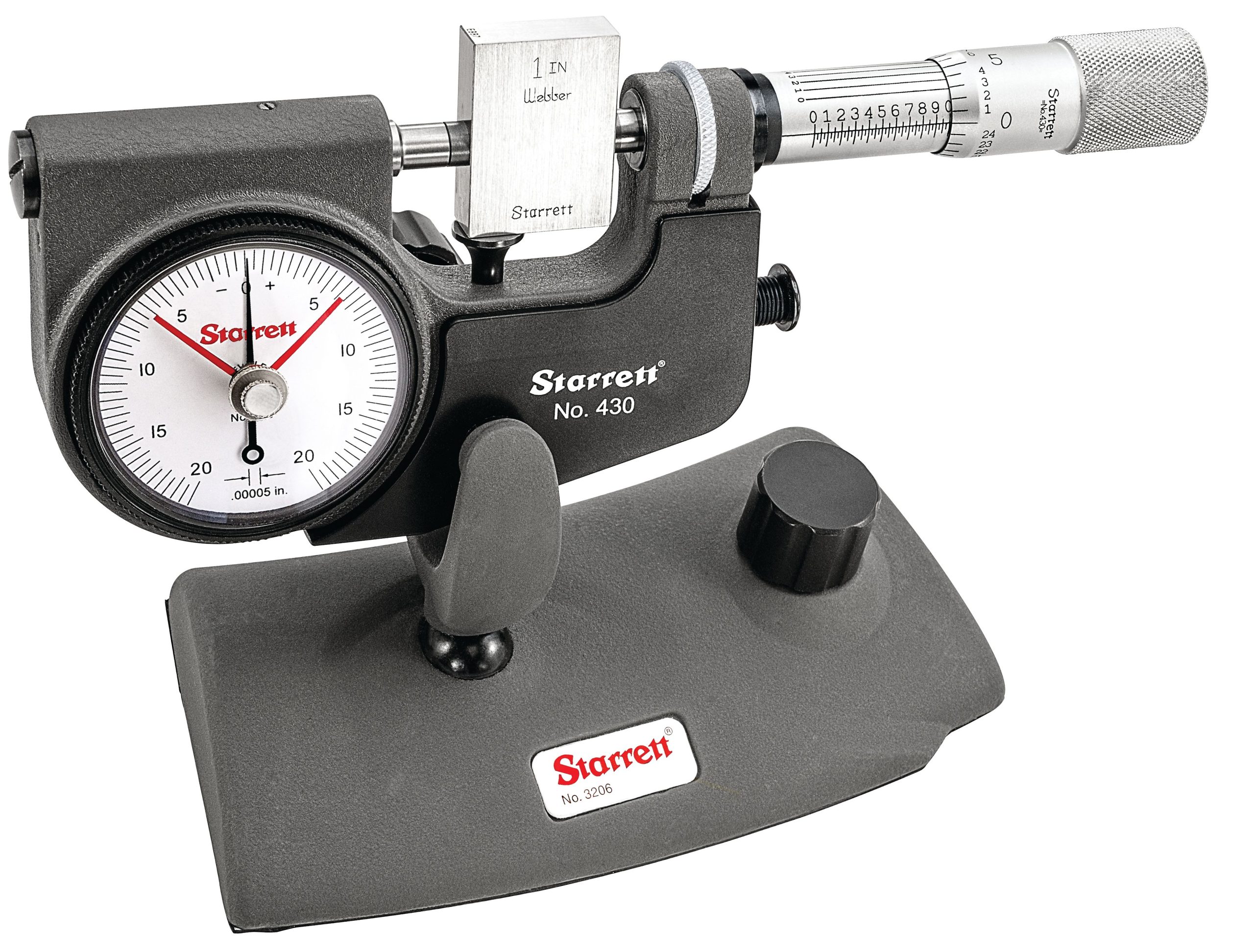 Starrett Outside Micrometer Stand 3206 Outside Micrometer Stand - Image 3