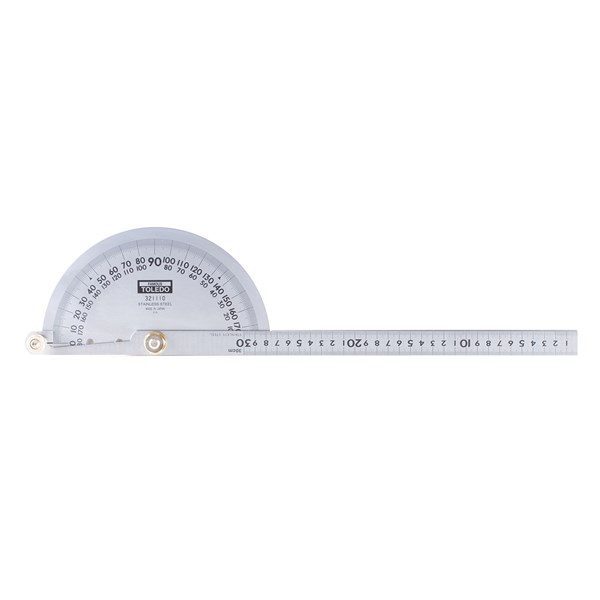 TOLEDO PROTRACTOR 180DEG 300MM