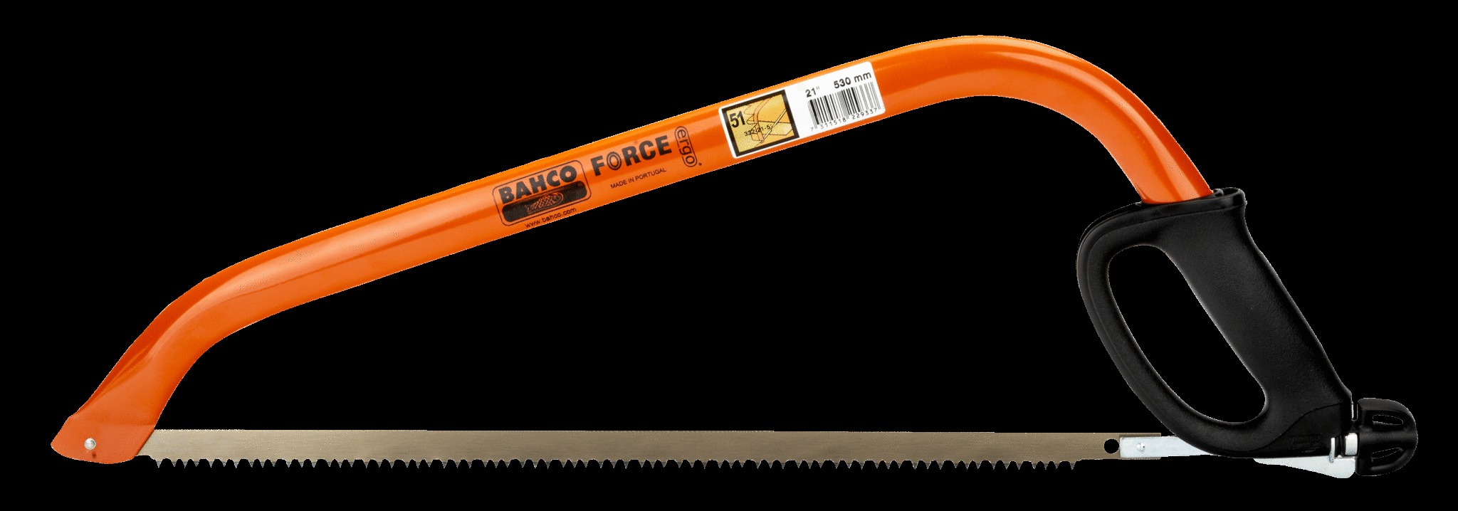 Bahco Bowsaw frame, 21", ergo, fitted with knuckle guard & blade protector - Image 2