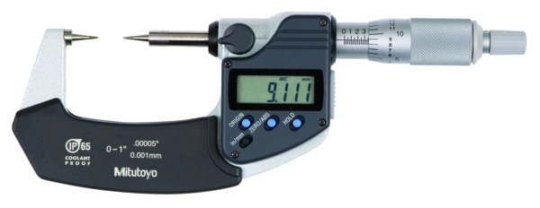Mitutoyo Digimatic Point Mic 15Deg 0 342-351-30