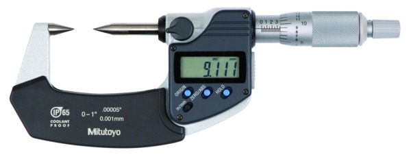 Mitutoyo Digimatic Point Mic 15Deg 0 342-361-30