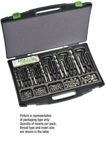 Powercoil Threaded Inserts Workshop Thread Repair Kits - MC and Spark Plug