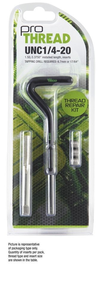 Prothread - 1/4 x 20 x 1.5D Free Running Thread Repair Kit