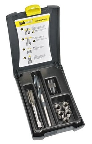 Powercoil Threaded Inserts 12.00mm Metric Fine Thin Wall Carbon Steel Repair Kit