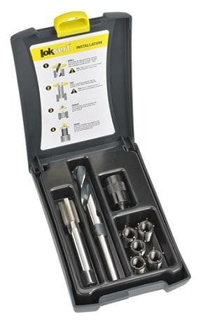 Powercoil Threaded Inserts 1/2" UNC Carbon Steel Heavy Duty Repair Kit