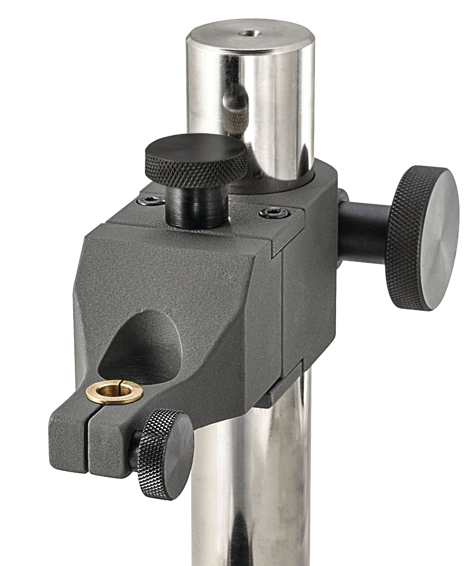 Starrett INDICATOR STAND W/ ROUND FLAT ANVIL, 3/8 3671 Indicator Stand With Round Flat Anvil, 3/8" Stem Hole, 8mm Bushing - Image 2