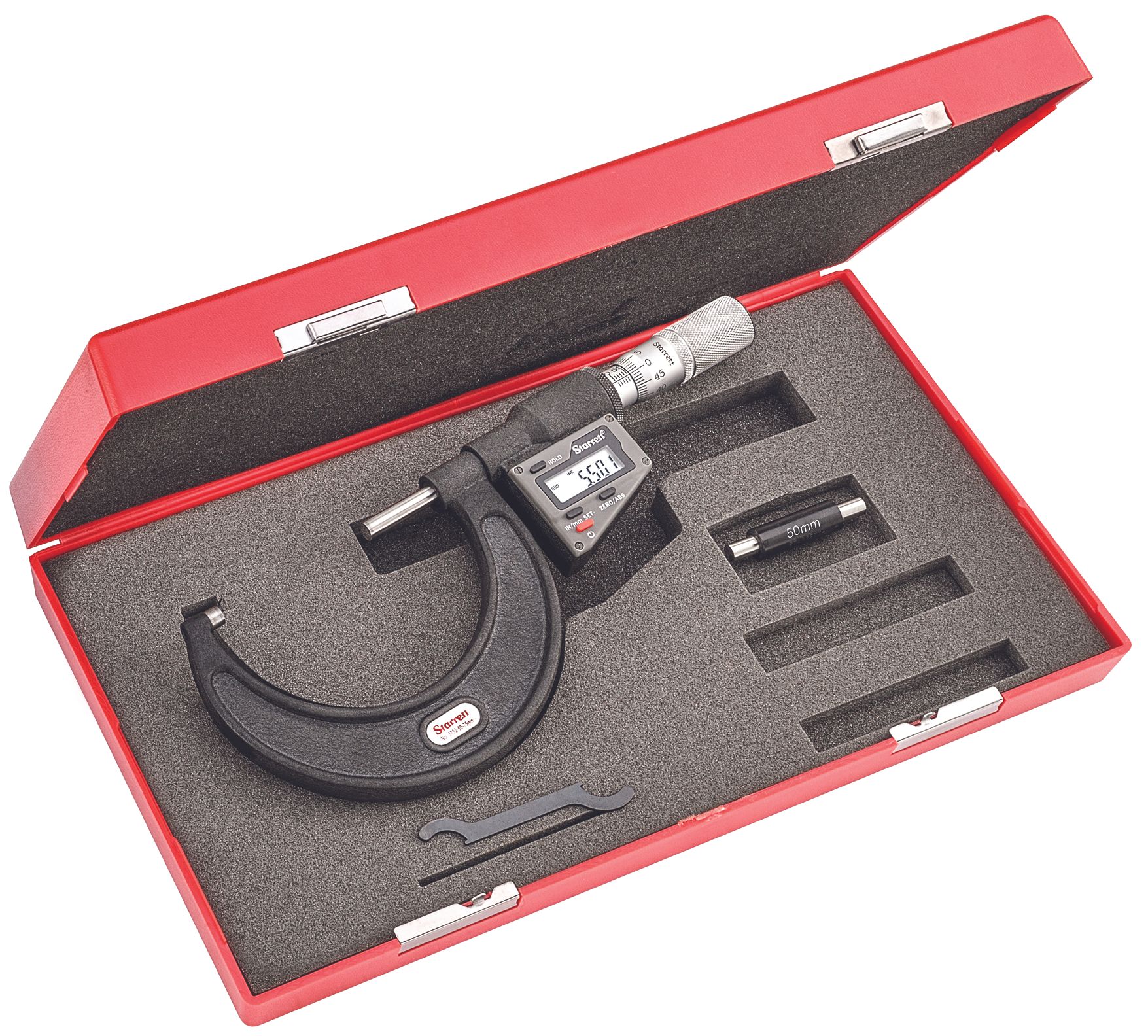 Starrett - Elec. Dig. Mic 50-75mm 0.001mm Res - Image 2