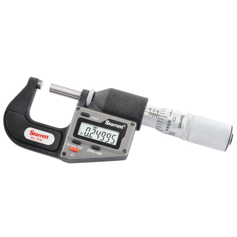 Starrett - Elec. Dig. Mic 0-1in 0.00005in Res M/E