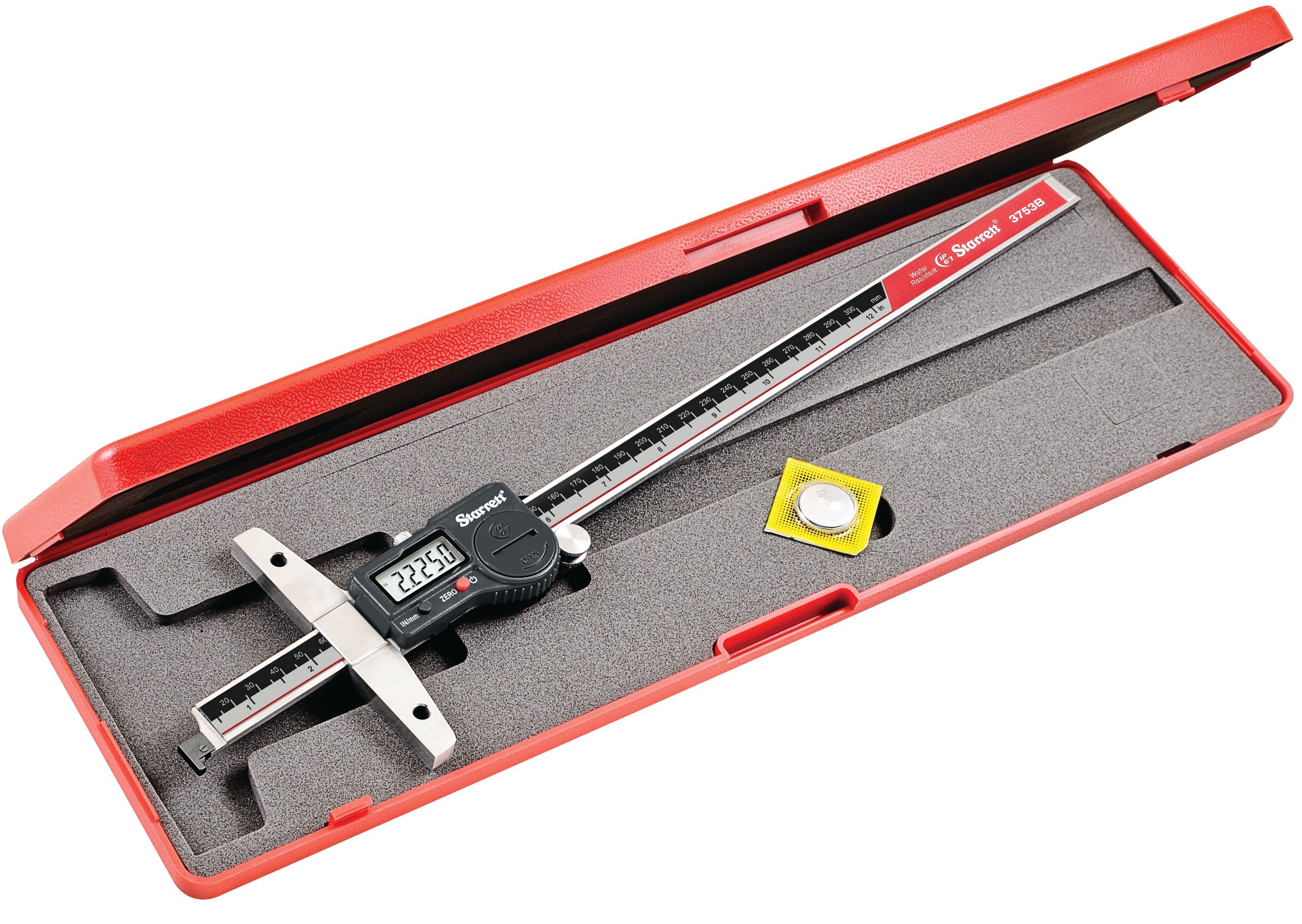 Starrett - ELECTRONIC DEPTH GAGE W/CASE, 12 - Image 3