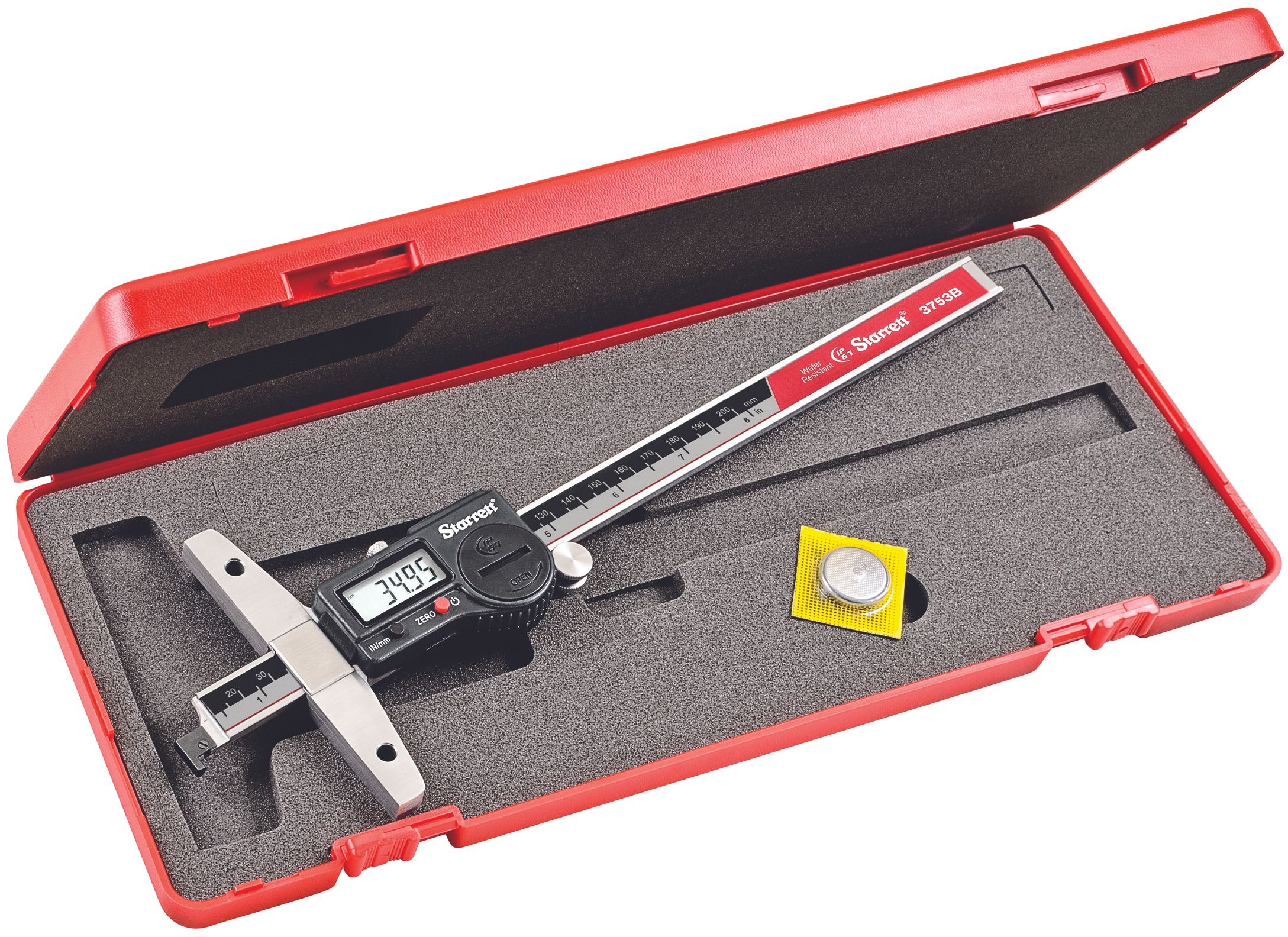 Starrett - ELECTRONIC DEPTH GAGE W/CASE, 8 - Image 3