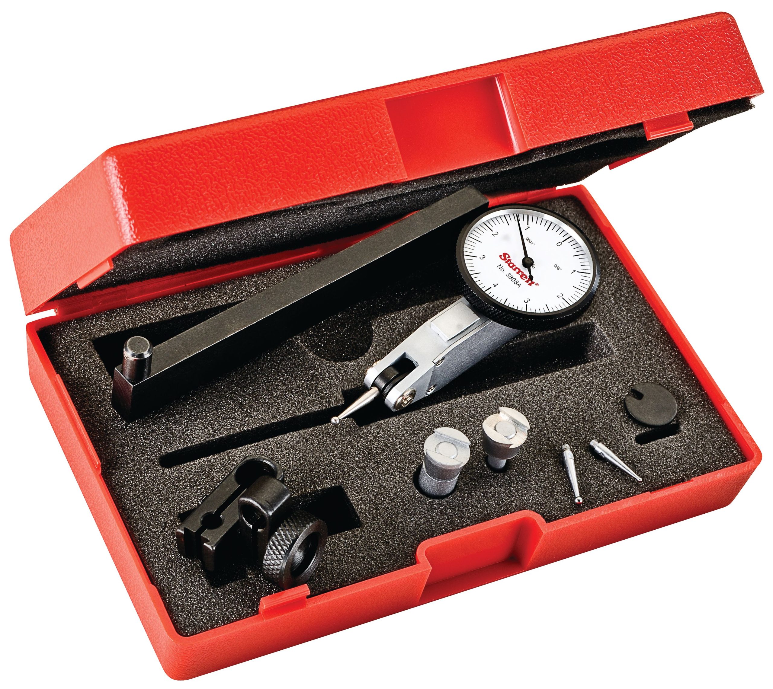 Starrett TEST INDICATOR- DIAL 1-1/4 3808AC Dial Test Indicator with Dovetail Mount - Image 2