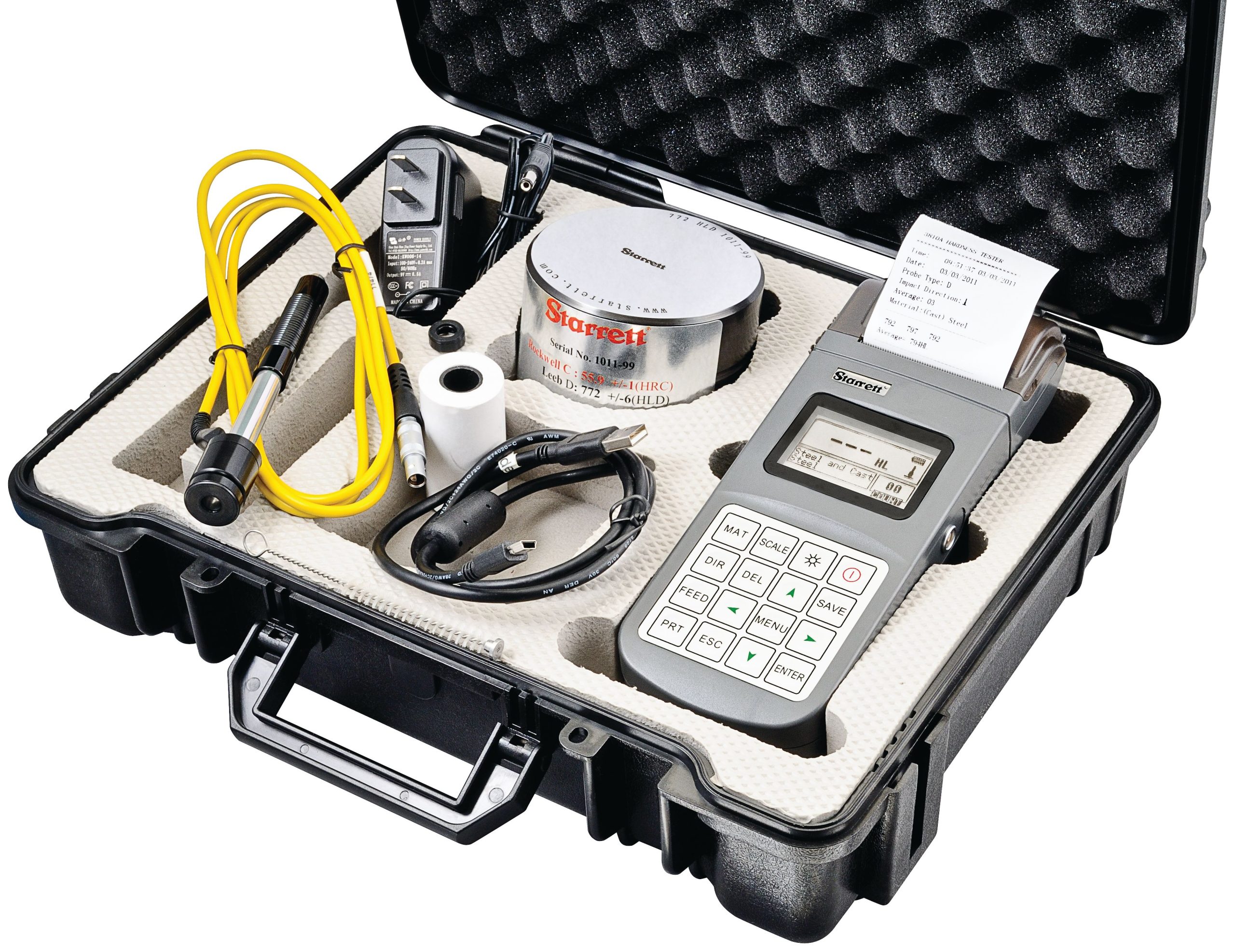 Starrett PORTABLE HARDNESS TESTER W/ PRINTER 3810A Digital Portable Hardness Tester - Image 2