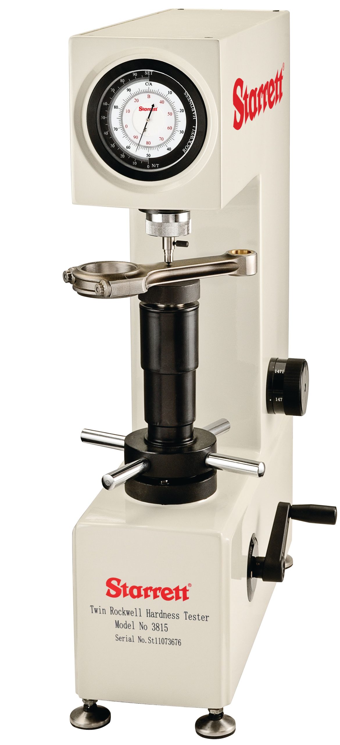 Starrett ROCKWELL - SUPERFICIAL ROCKWELL TWIN HARDNESS TESTER 3815 Twin Analog Rockwell Hardness Tester - Image 2