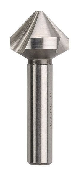 Bordo 28mm 90 Degree HSS Co5 Triple Flute Countersink