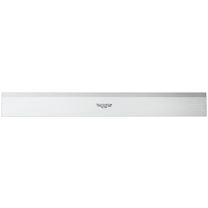 Starrett - Steel Straight Edge Beveled One Edge No Grads 12in (300mm)