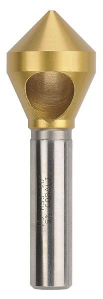 Bordo 25mm 90 Degree HSS Co5 TiN Coated Cross Hole Countersink