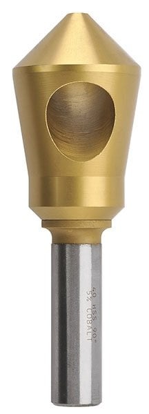 Bordo 40mm 90 Degree HSS Co5 TiN Coated Cross Hole Countersink