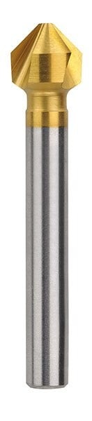 Bordo 10mm 90 Degree HSS Co5 TiN Coated Triple Flute Countersink
