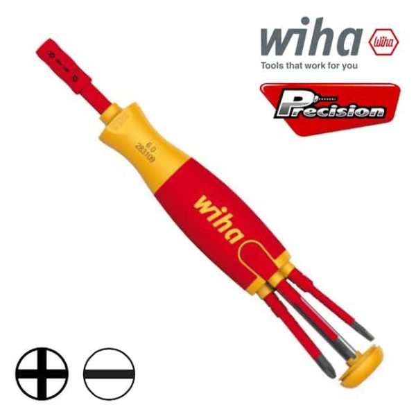 WIHA BIT HOLDER MAGAZINE PHILLIPS & SLOT INSULATED
