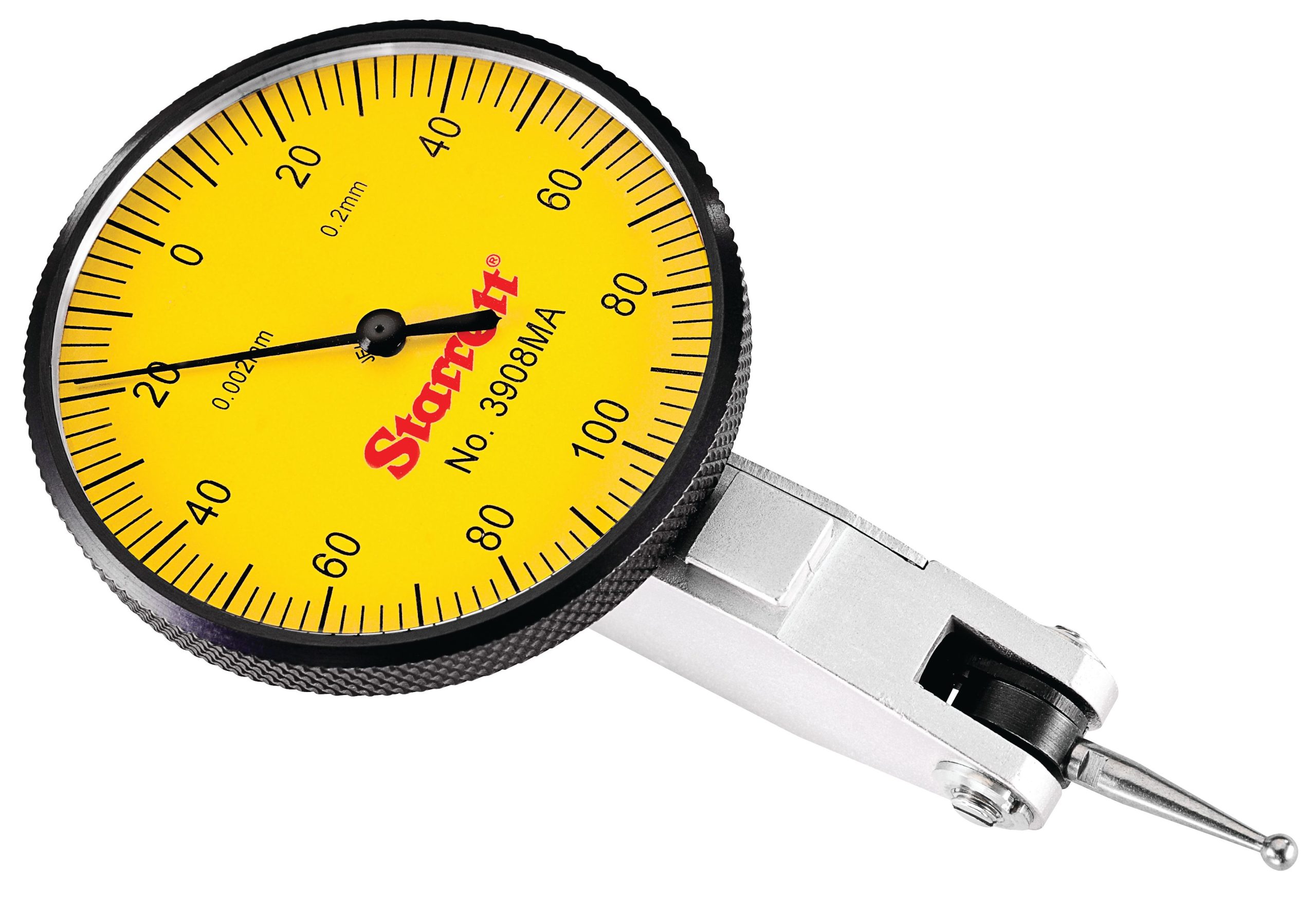 Starrett TEST INDICATOR- DIAL 40MM DIA. 3908MAC Dial Test Indicator with Dovetail Mount - Image 2