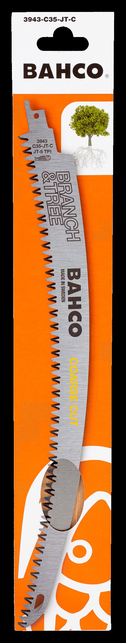Bahco Reciprocating Long Curved Saw Blade for Coarse Cut with 350 mm 5.4 TPI - Image 3