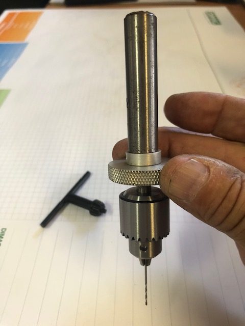 0 - 3mm KEY CHUCK Complete with SRING ARBOR Ideal pin chuck , can hand feed & "feel" & load the 1mm drill to feel the job. - Image 6