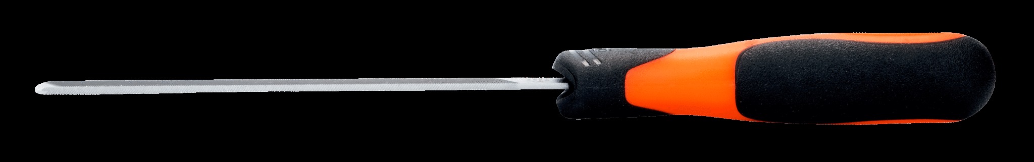 Bahco Mill saw file, 8", 20cm, 1SQ 1RE bastard, ergo handle - Image 3