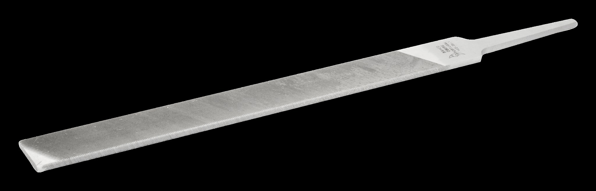 Bahco Mill saw file, 10", 25cm, 2RE bastard cut, no handle, industrial pack