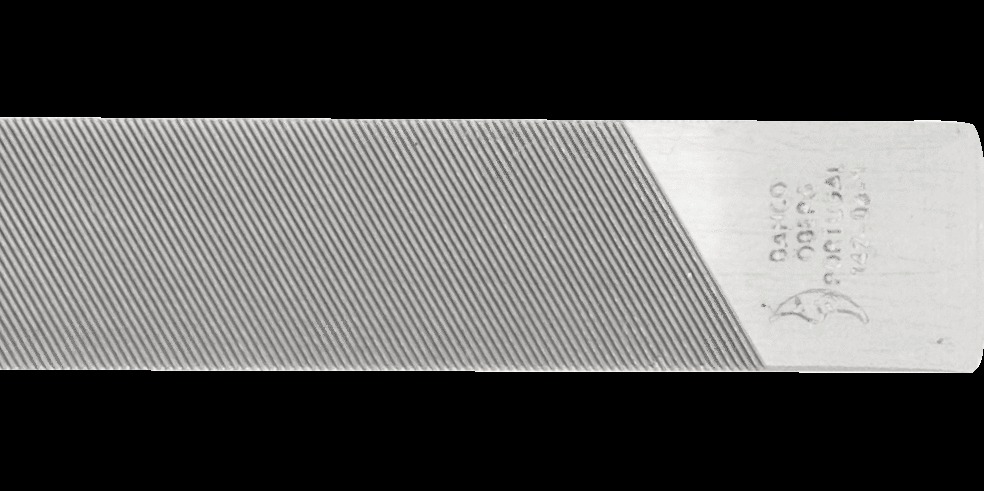 Bahco Mill saw file, 10", 25cm, 2SQE bastard cut, no handle, industrial pack - Image 4