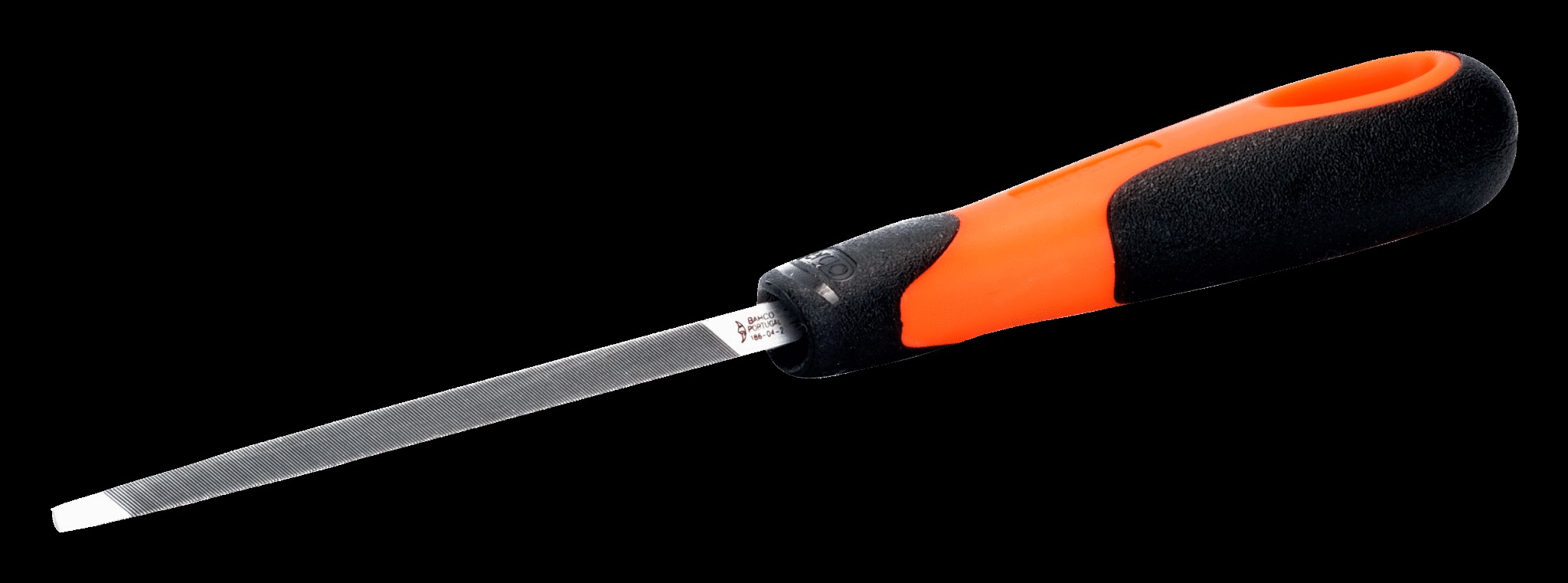 Bahco Taper file 4", 10cm, slim cut, ergo handle