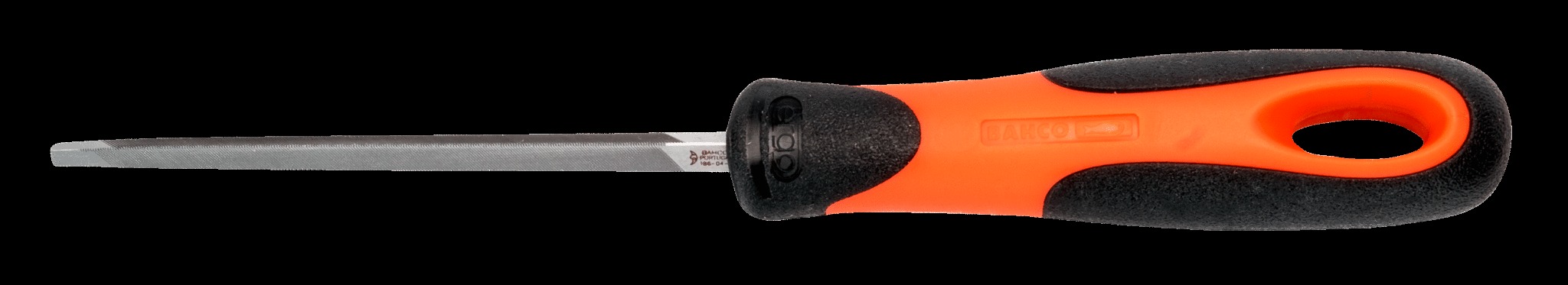 Bahco Taper file 4", 10cm, slim cut, ergo handle - Image 2