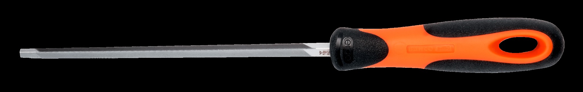 Bahco Taper file 5", 13cm, extra slim cut, ergo handle - Image 2