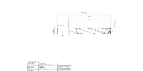 Guhring INTERCHANGEABLE INSERT HOLDER HT800 5XD 320 32,0-32,99 - Image 2