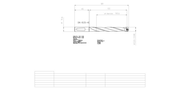 Guhring INTERCHANGEABLE INSERT HOLDER HT800 7XD 135 13,5-13,99 - Image 2