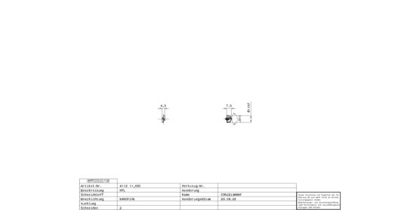 Guhring Carbide HT800 Interchangeable Drilling Insert. Fire Coated, For Steel - Image 2