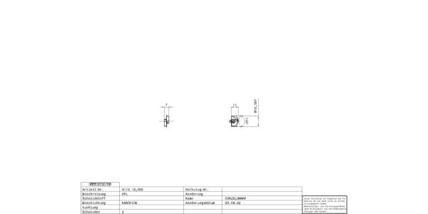 Guhring Carbide HT800 Interchangeable Drilling Insert. Fire Coated, For Steel - Image 2