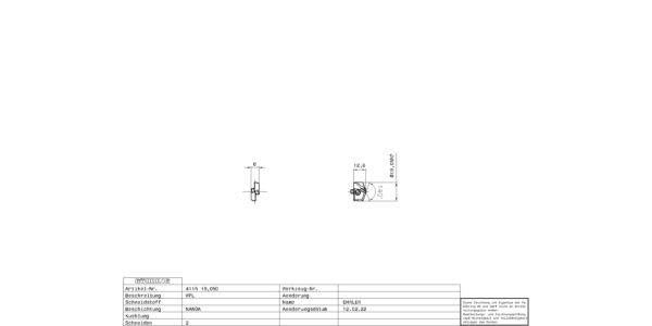 Guhring Carbide HT800 Interchangeable Drilling Insert. Fire Coated, For Stainless Steel - Image 2