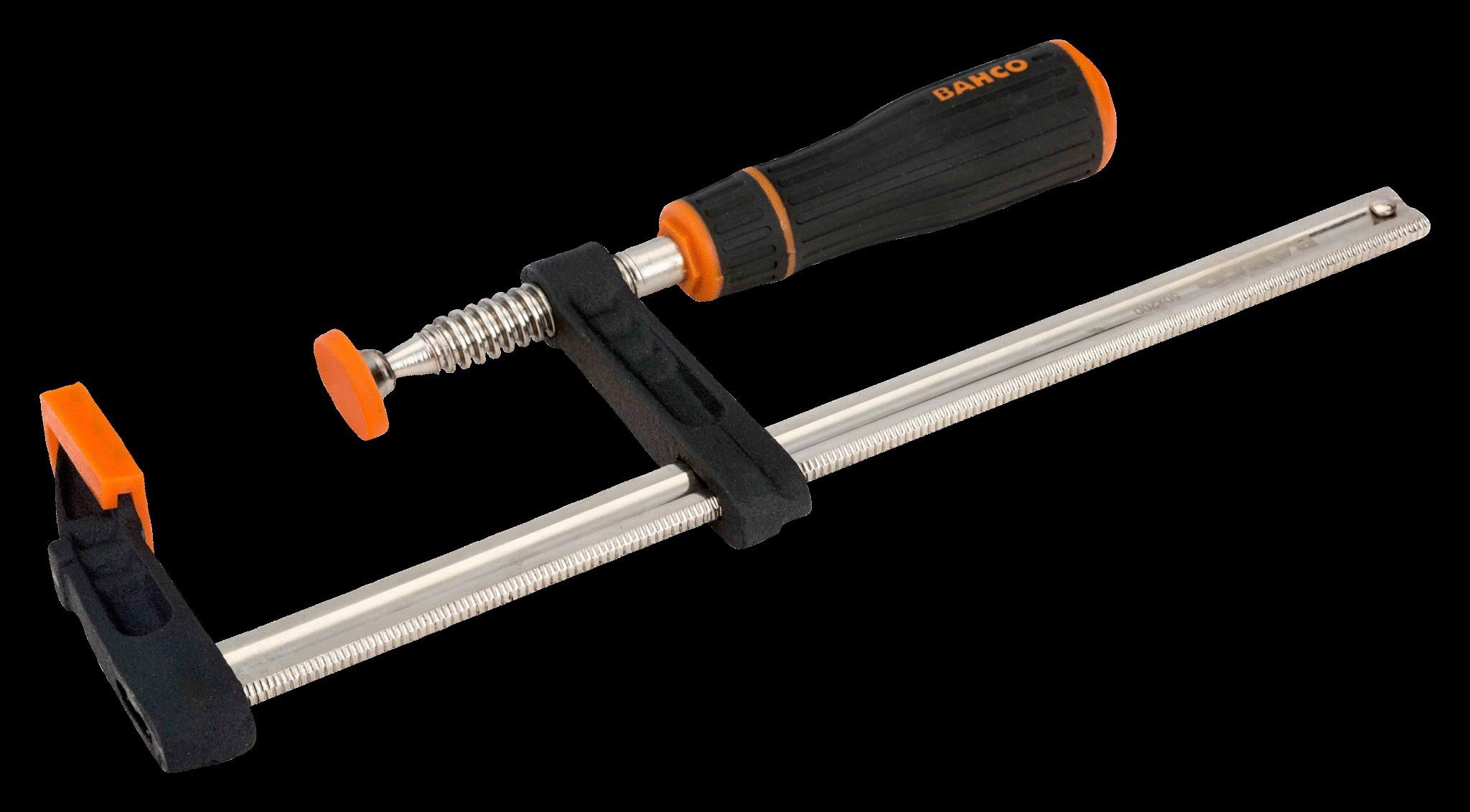 Bahco 80mm Depth, 160mm Opening, F Clamp with one fixed and one sliding bracket