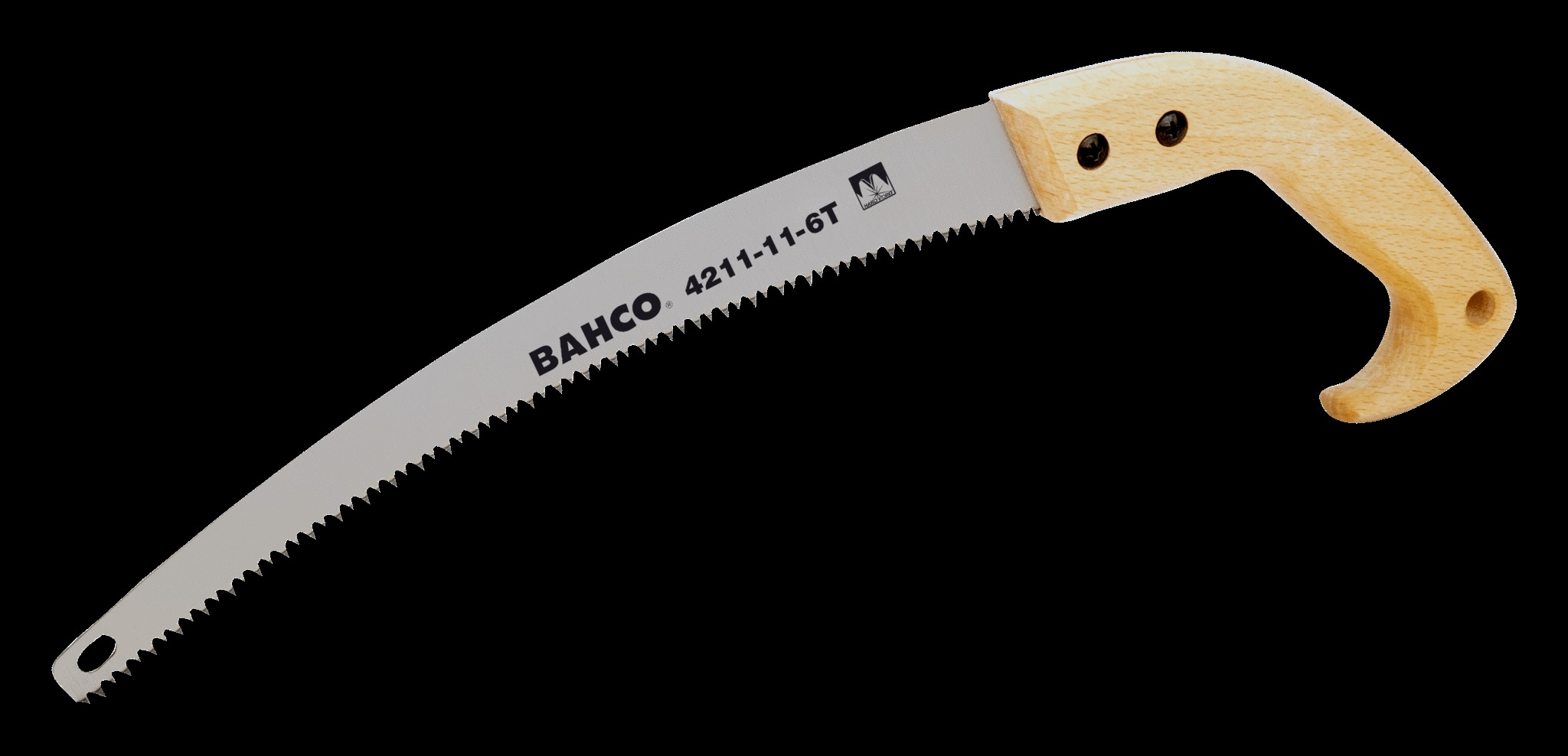Bahco Pruning saw, hardpoint, wooden handle