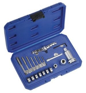 Bordo Metric Coarse Chrome Alloy Tap and Button Die Set