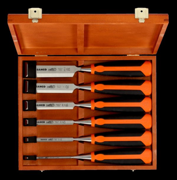 Bahco Chisel Set, 6 Pce, 6-10-12-18-25-32mm, Better - Image 2
