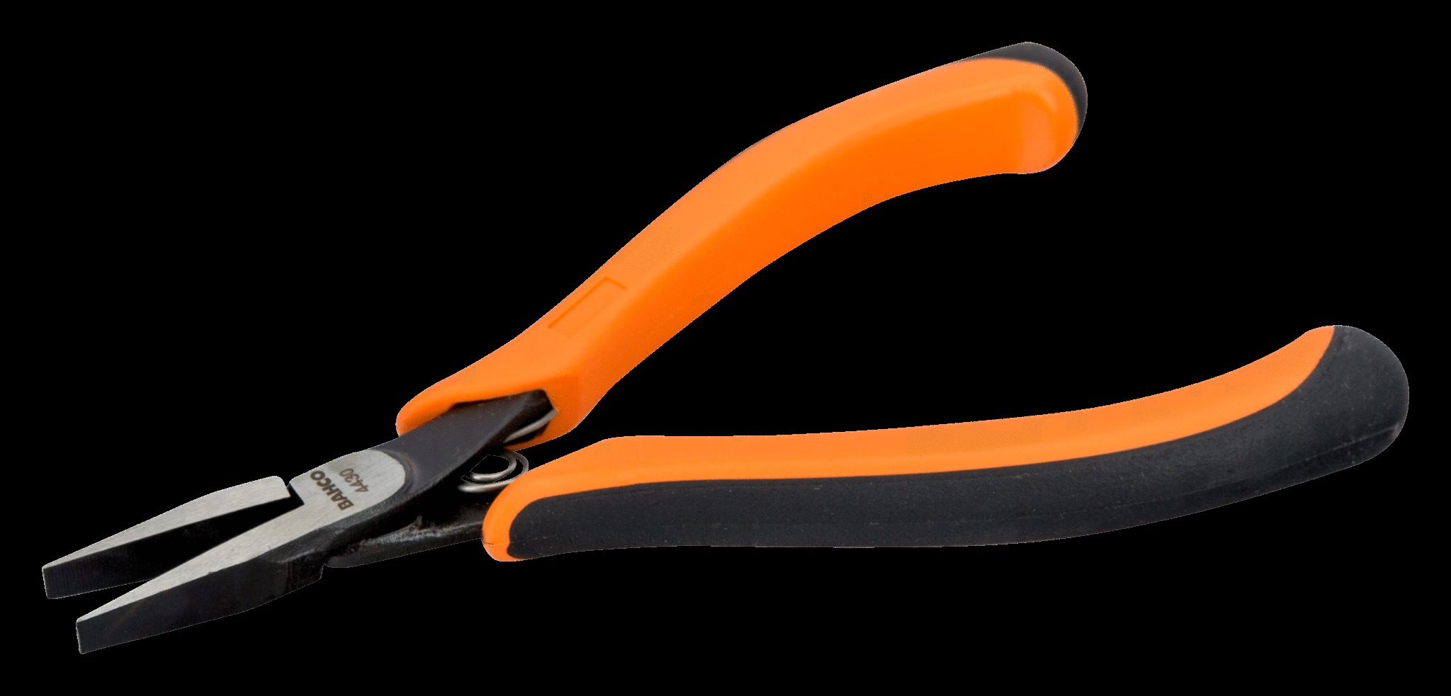 Bahco Ergo plier, flat nose, smooth jaw, 135mm, ergo sleeves with opening spring