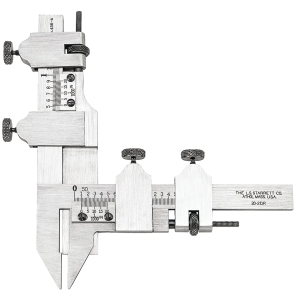 Starrett CALIPER VERNIER GEAR TOOTH 2 1/2-25MM 456MB Gear Tooth Vernier Caliper