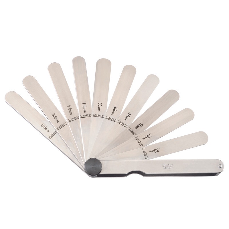 Starrett - Thickness Gage .0.04-5.0mm Range 13 Leaves