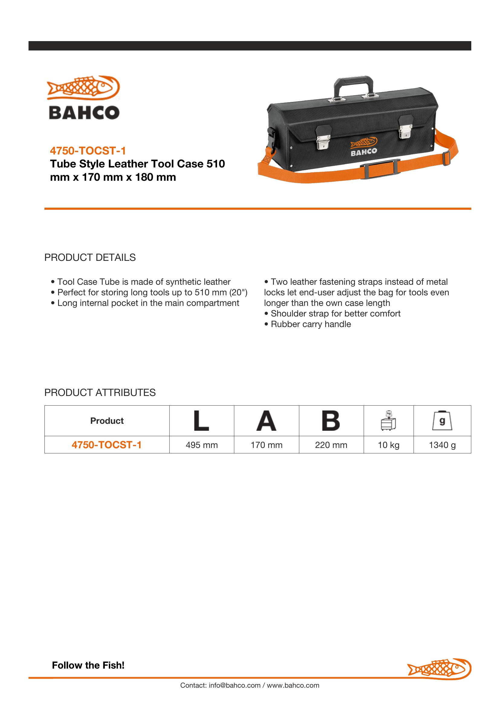 Bahco Plumber's Tool Bag - Image 3