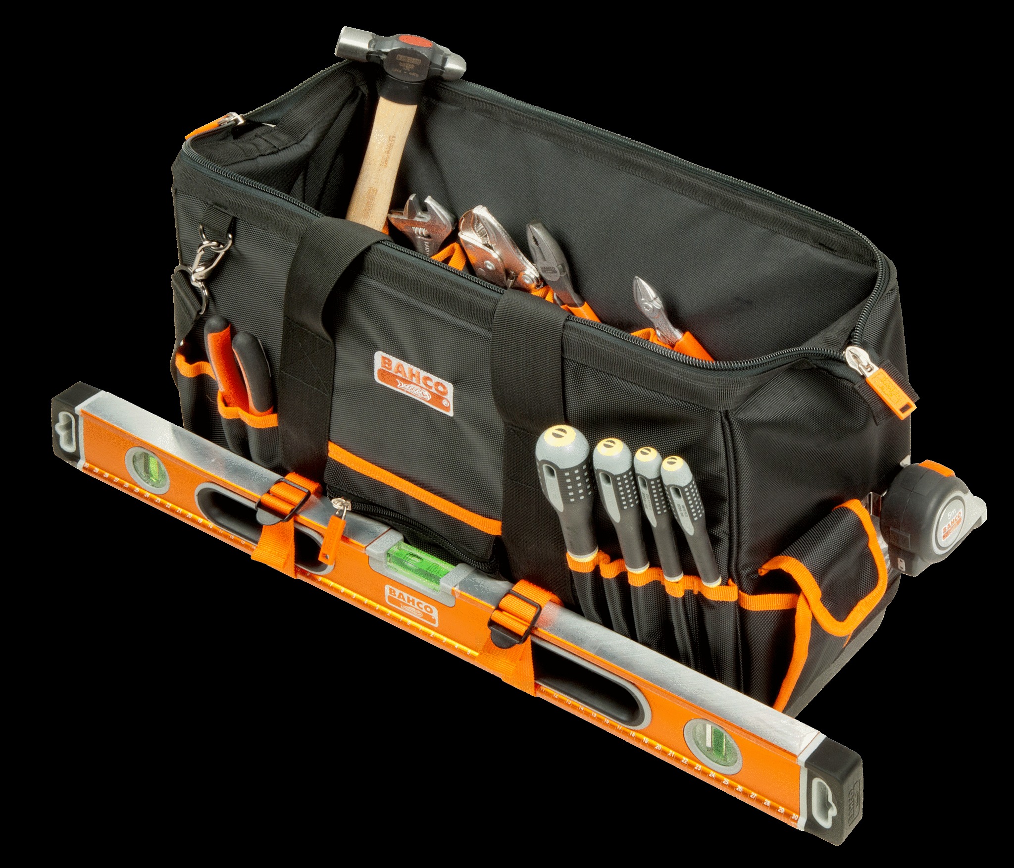 Bahco 19 Pouch Hard Bottom Tool Bag - Image 4