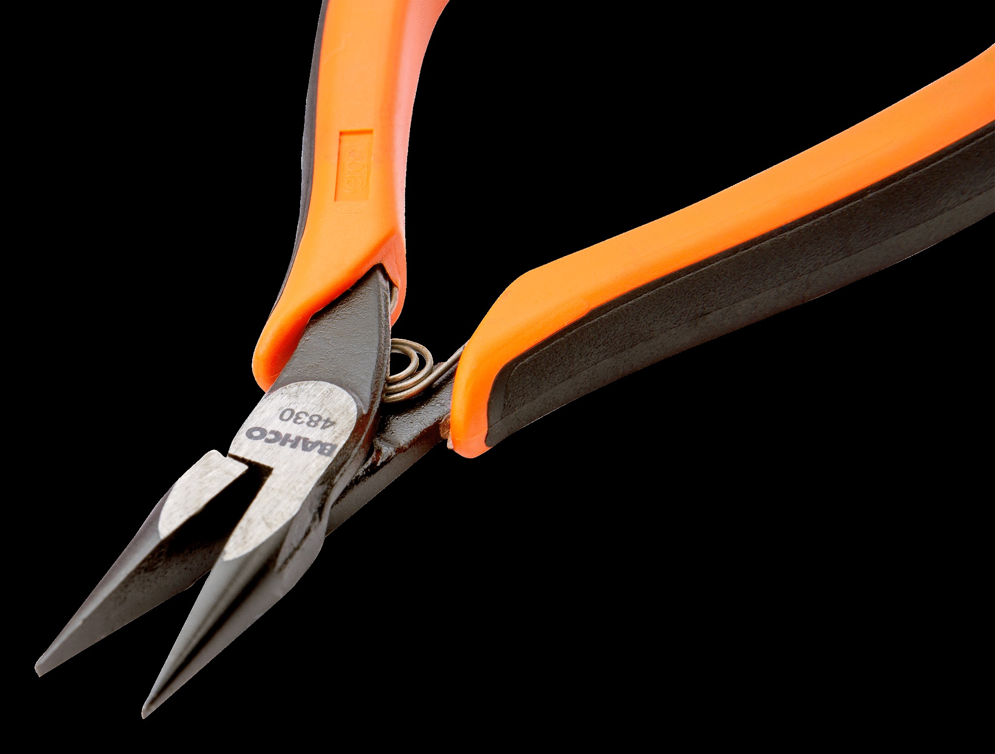 Bahco Ergo plier, snipe nose, smooth jaw, 135mm, ergo sleeves with opening spring - Image 5