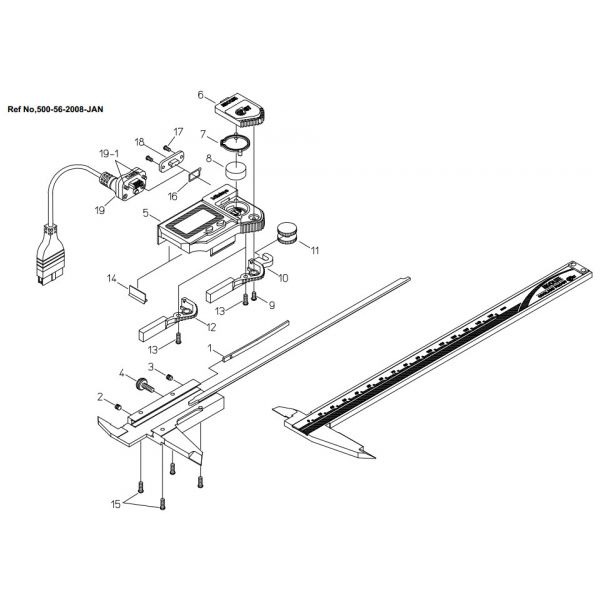 Mitutoyo COOLANT PROOF 0-200MM W/O DATA 500-707-11 - Image 4