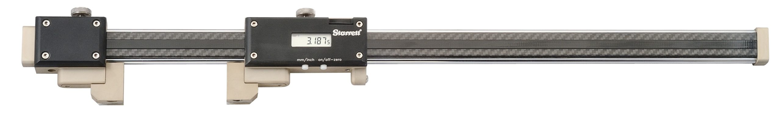 Starrett ELECTRONIC CARBON FIBER (WATER RESISTANT) CALIPER - DOUBLE SLIDING GAGE - I 5002BZ-16/400 Carbon Fiber Caliper - Image 2